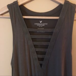 Racerback V-Neck Tank